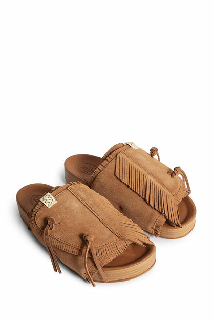 VISVIM MAN BROWN SANDALS & SLIDES