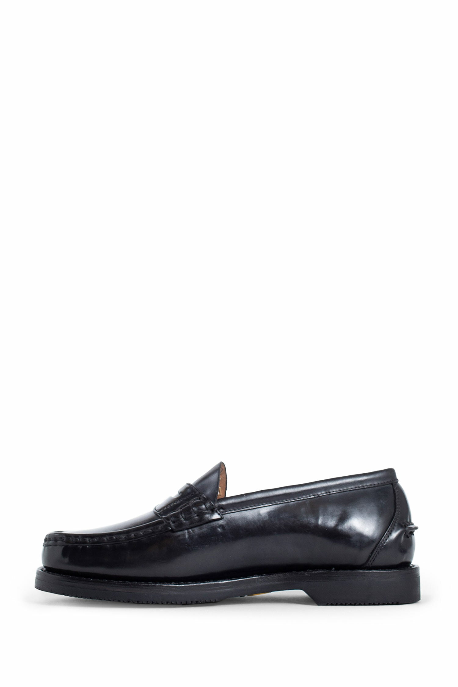 VISVIM MAN BLACK LOAFERS