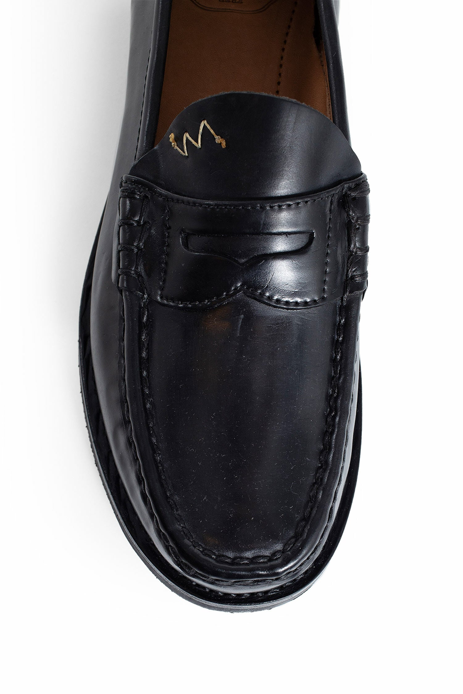 VISVIM MAN BLACK LOAFERS