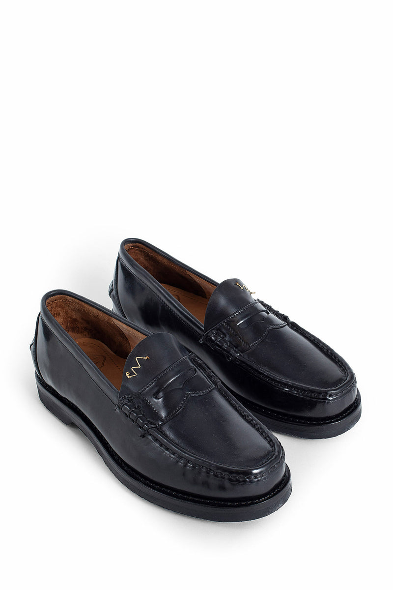 VISVIM MAN BLACK LOAFERS