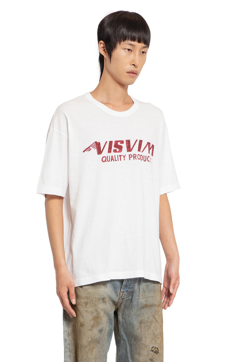 VISVIM MAN WHITE T-SHIRTS & TANK TOPS