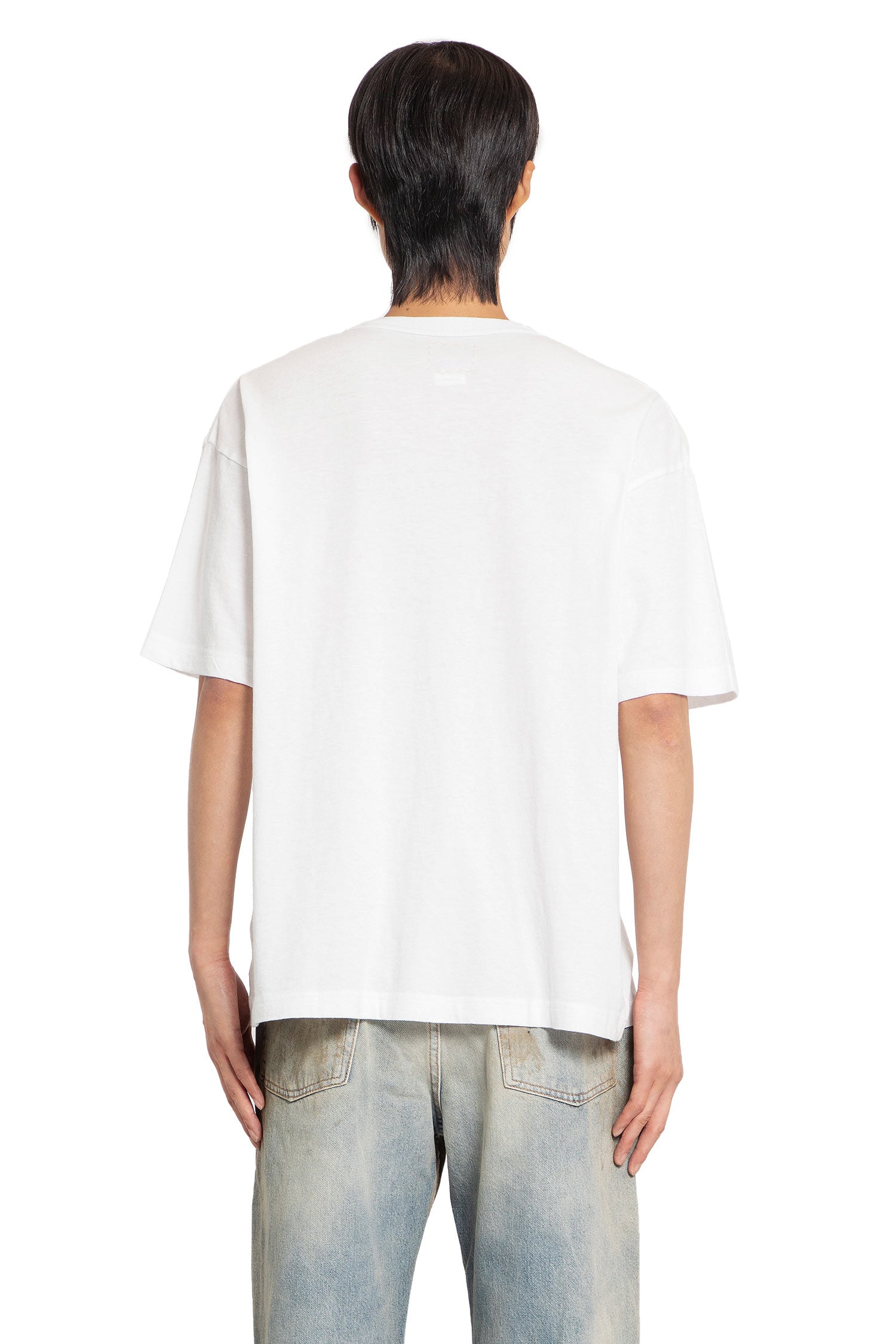 VISVIM MAN WHITE T-SHIRTS & TANK TOPS