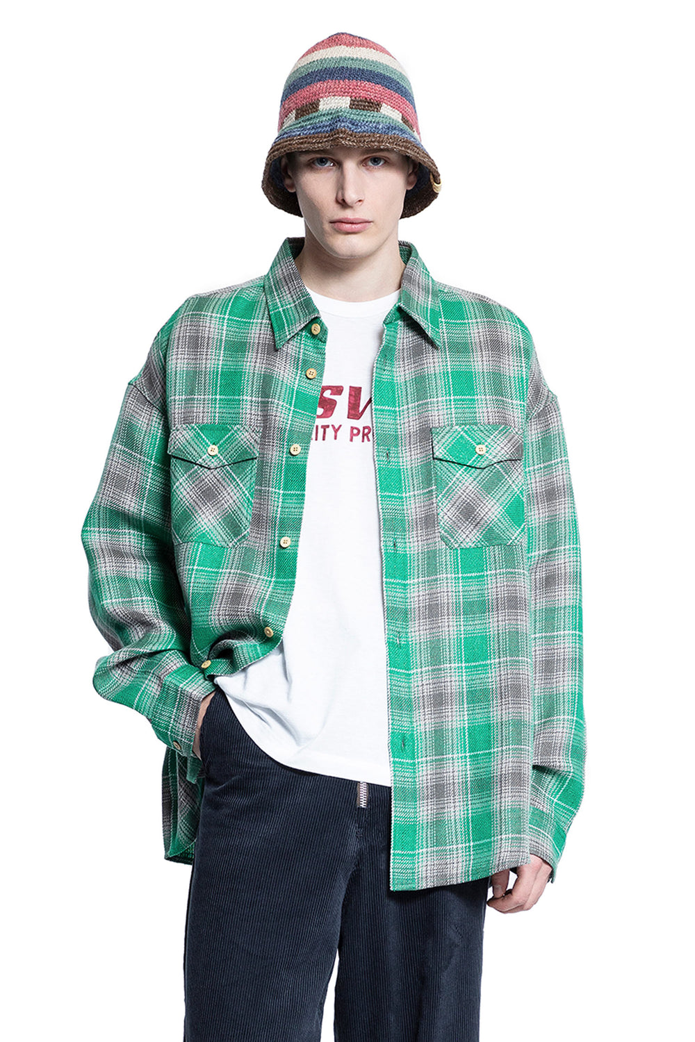 VISVIM MAN GREEN SHIRTS