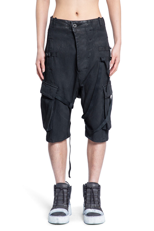 BORIS BIDJAN SABERI MAN BLACK SHORTS & SKIRTS