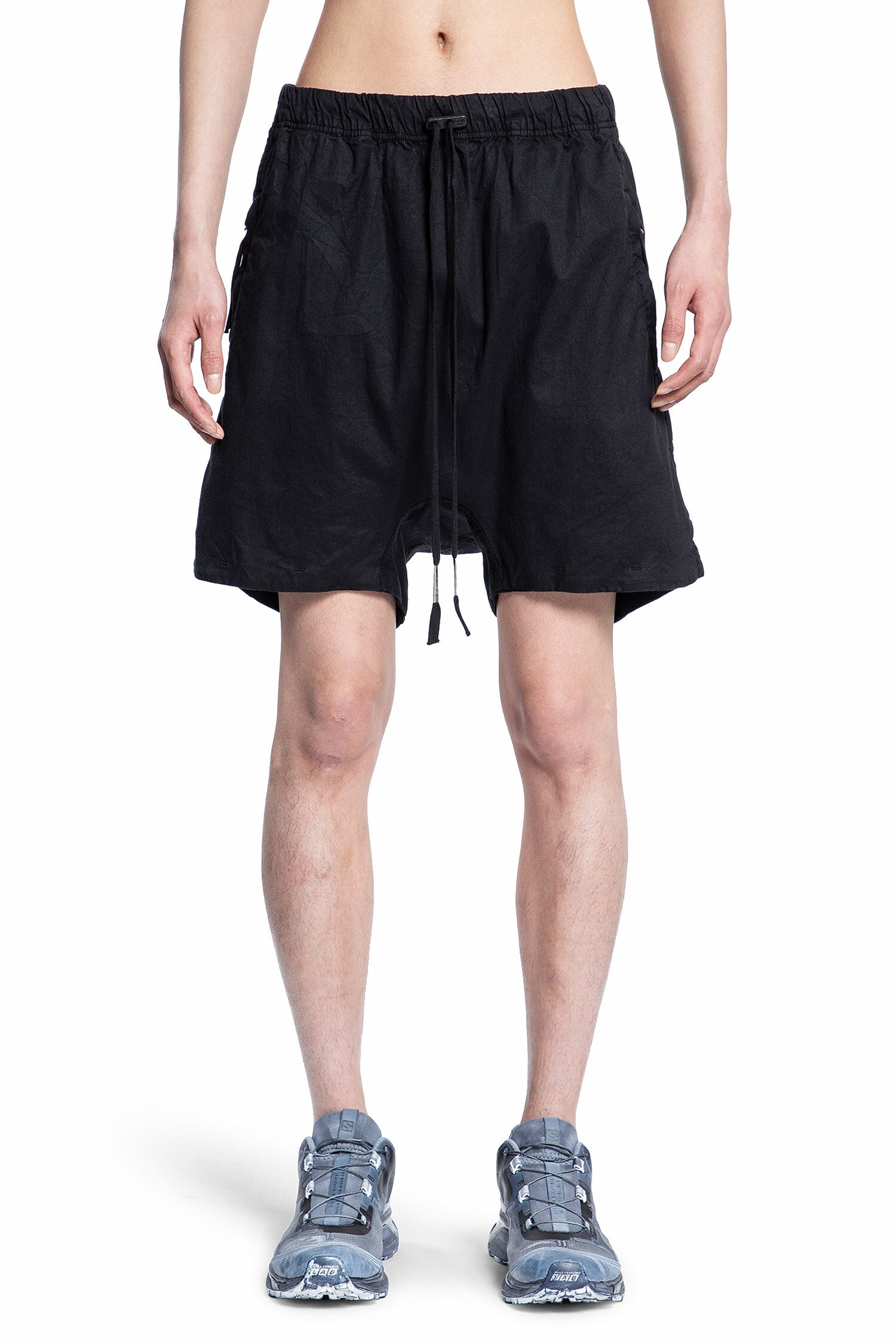 BORIS BIDJAN SABERI MAN BLACK SHORTS & SKIRTS