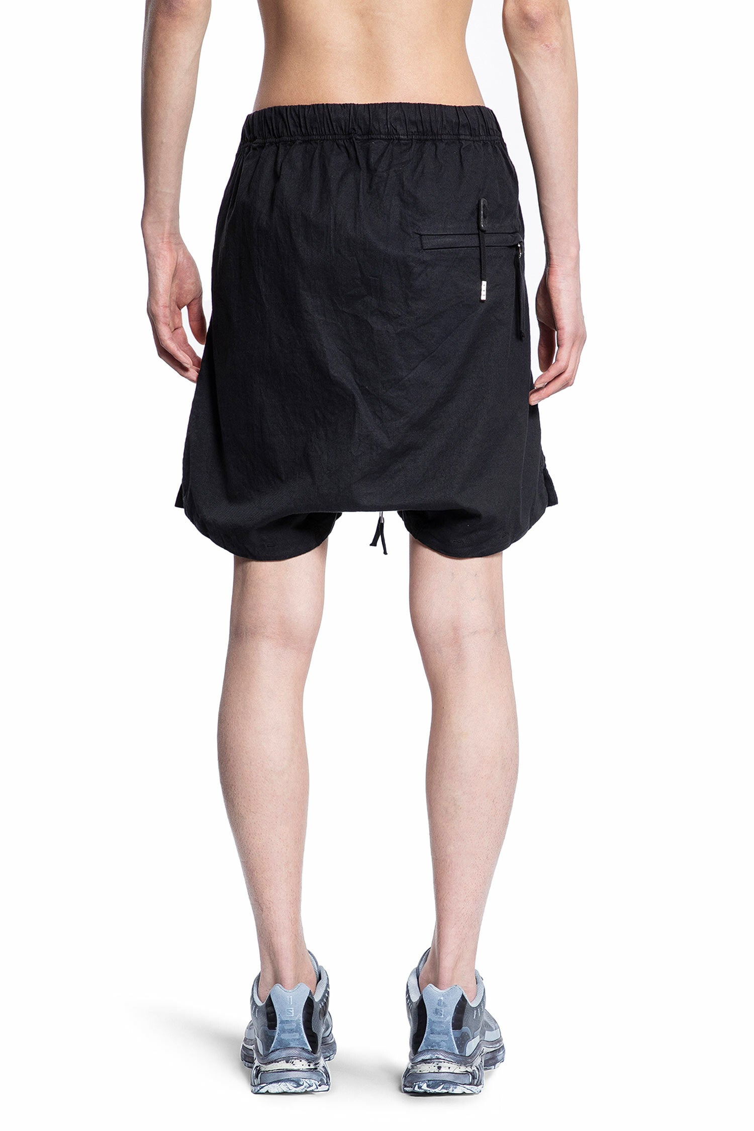 BORIS BIDJAN SABERI MAN BLACK SHORTS & SKIRTS