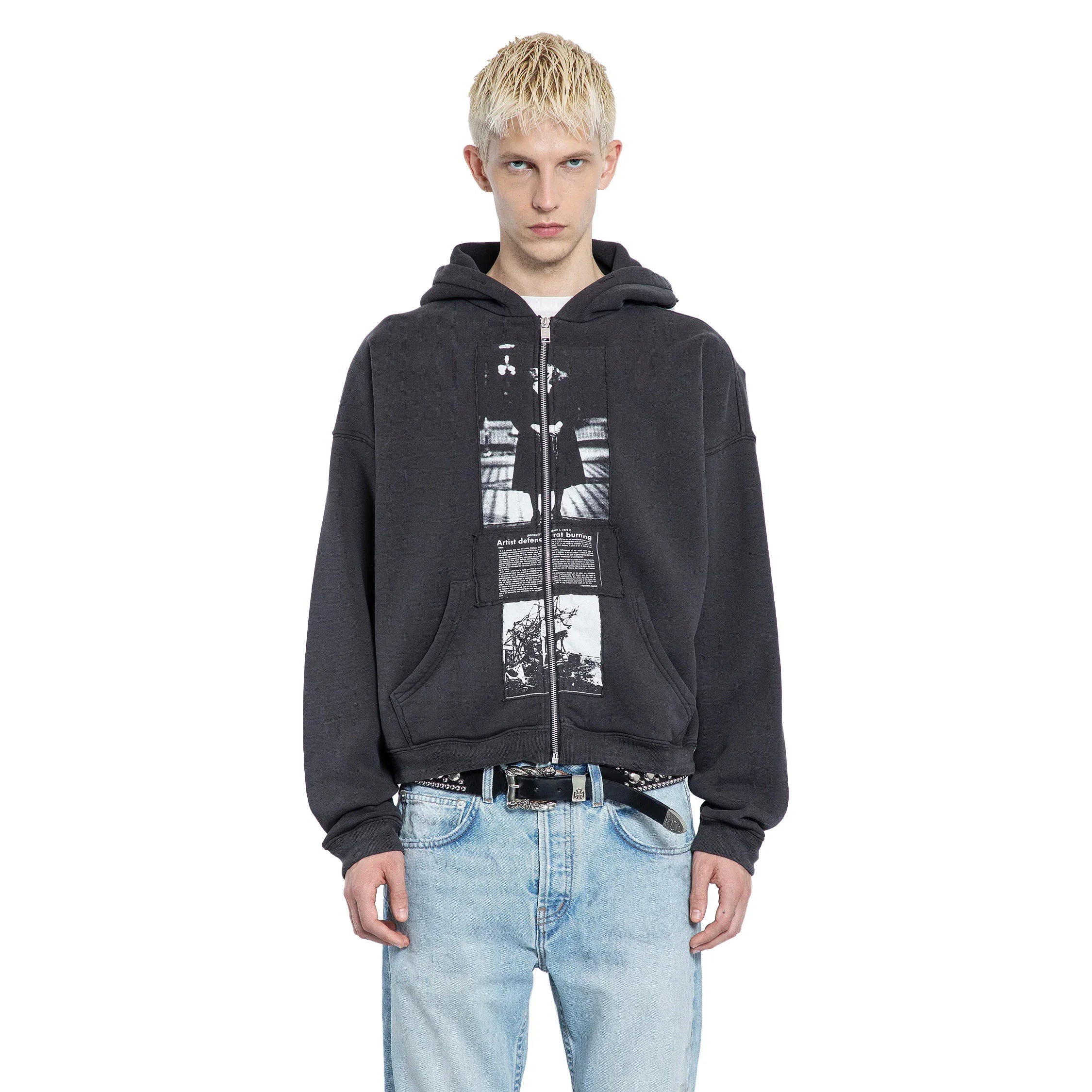 ENFANTS RICHES DÉPRIMÉS MAN BLACK SWEATSHIRTS - Antonioli.eu