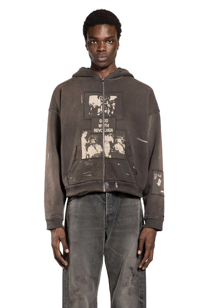 God with Revolver Zip-Up Hoodie