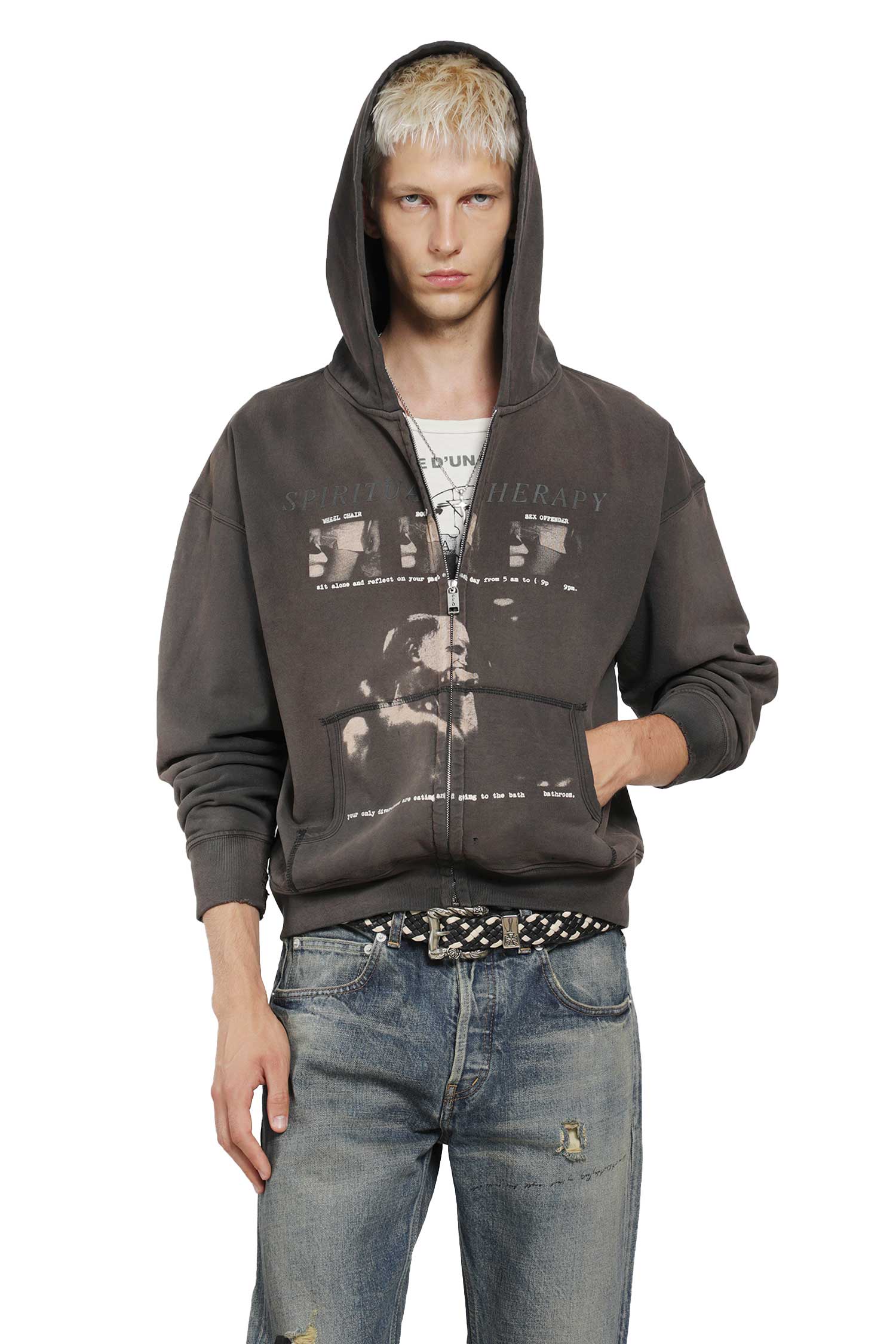 Spiritual Therapy Zip-Up Hoodie