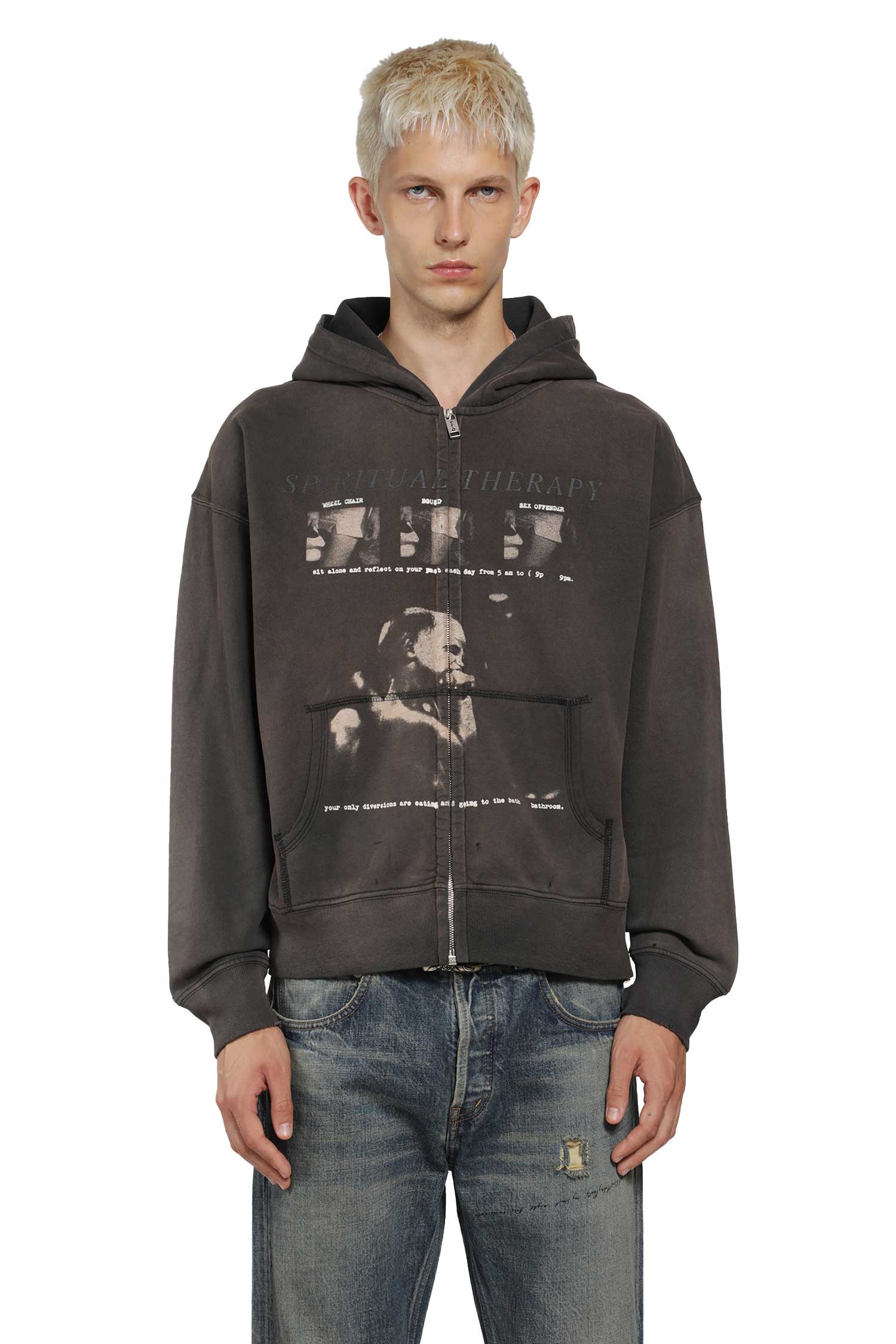Spiritual Therapy Zip-Up Hoodie