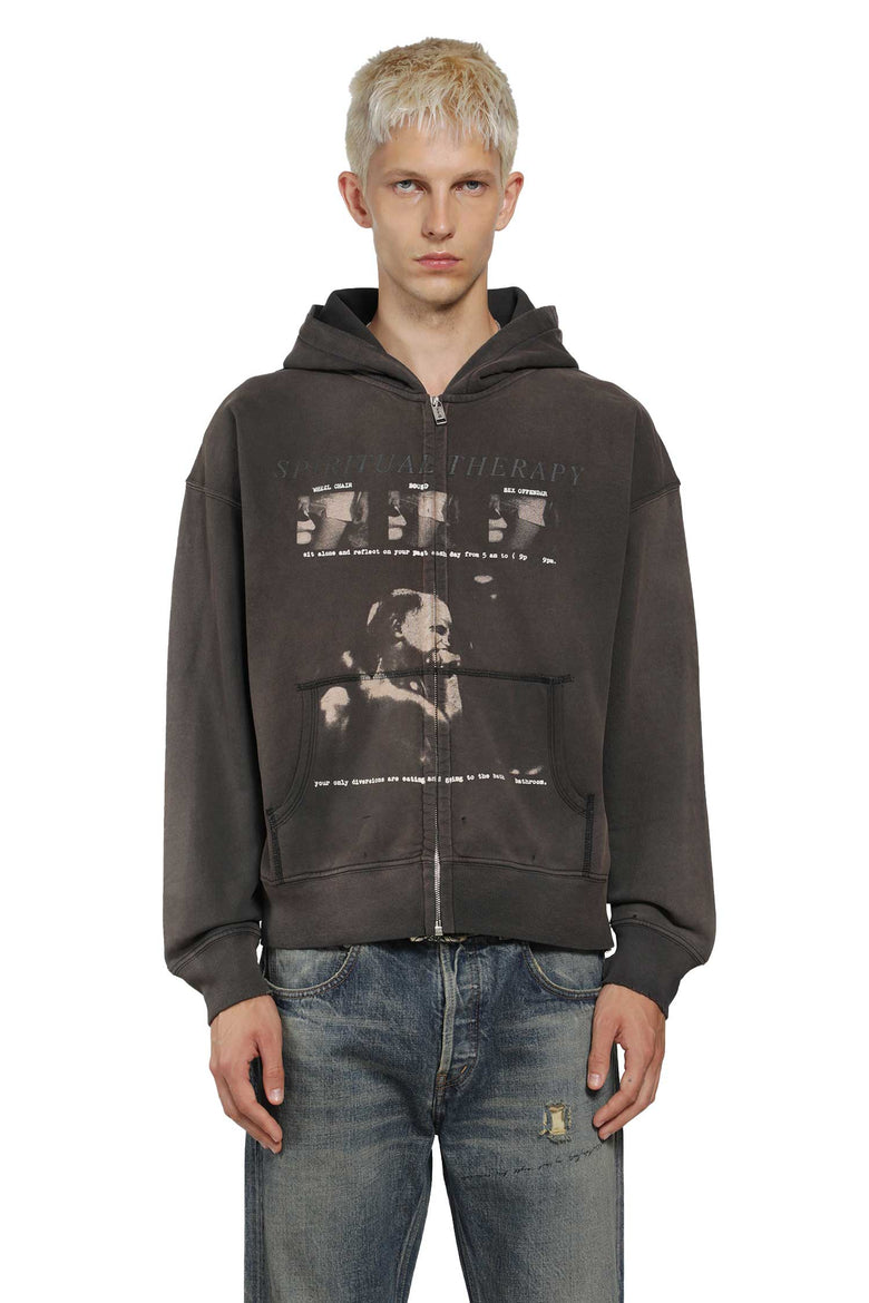 
              ENFANTS RICHES DÉPRIMÉS Spiritual Therapy Zip-Up Hoodie man
            