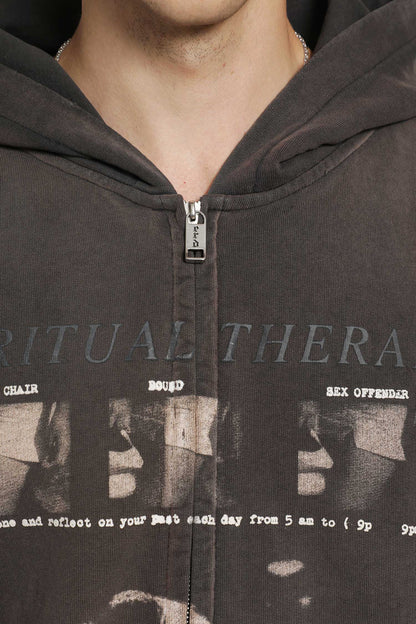 Spiritual Therapy Zip-Up Hoodie