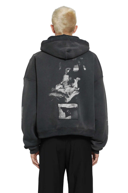 Lenin's Nap Time Assemblage Zip-Up Hoodie