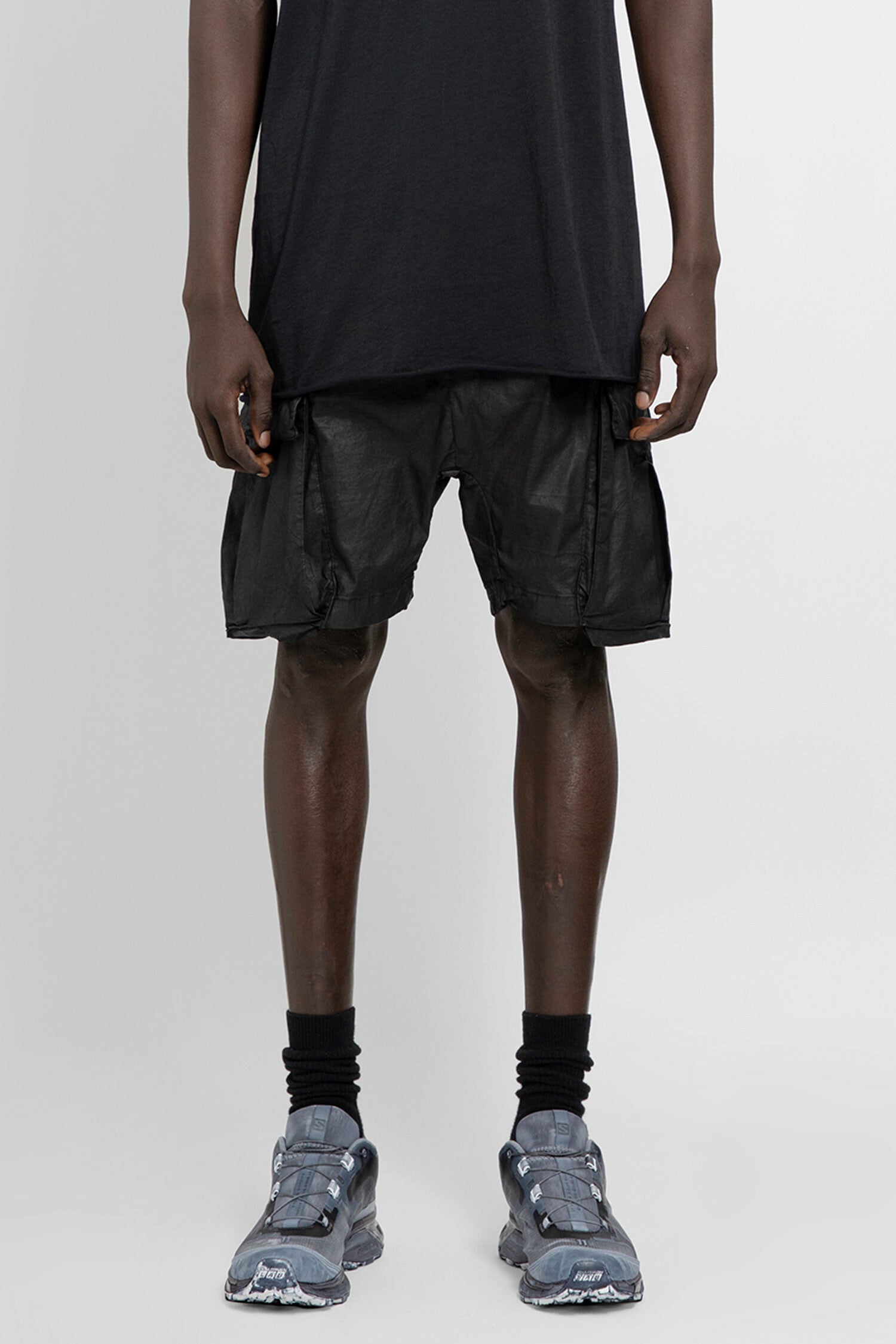 BORIS BIDJAN SABERI 11 MAN BLACK SHORTS & SKIRTS