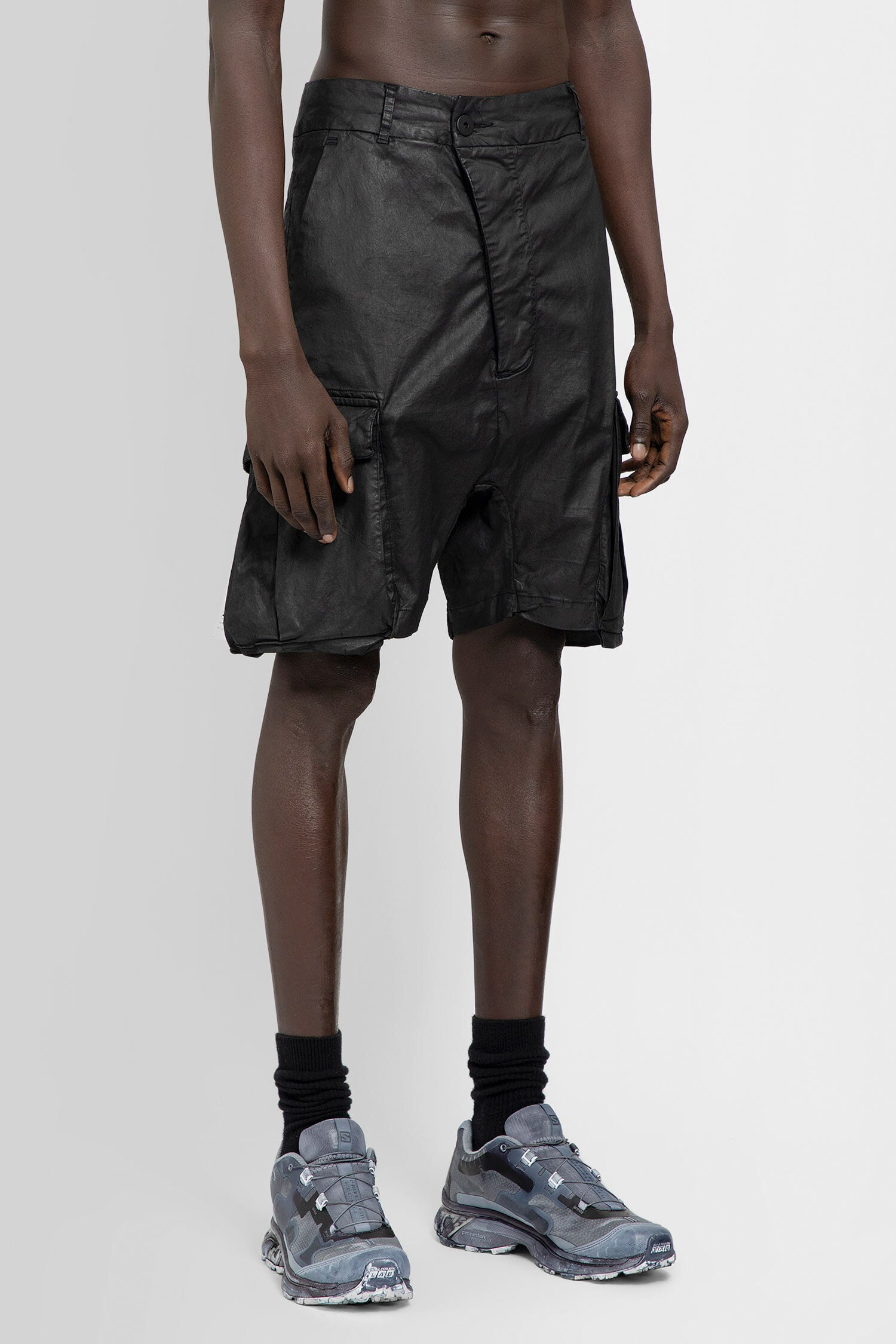 BORIS BIDJAN SABERI 11 MAN BLACK SHORTS & SKIRTS