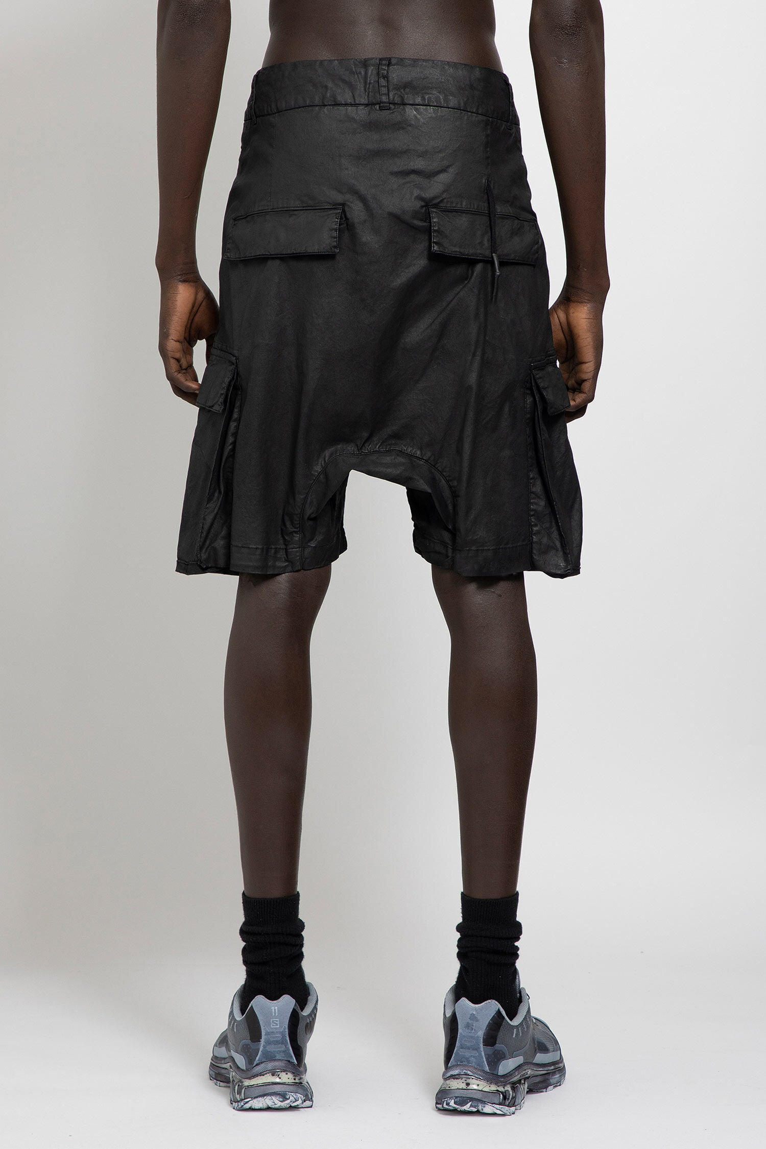 BORIS BIDJAN SABERI 11 MAN BLACK SHORTS & SKIRTS