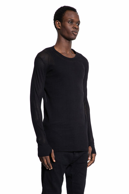 BORIS BIDJAN SABERI MAN BLACK T-SHIRTS & TANK TOPS