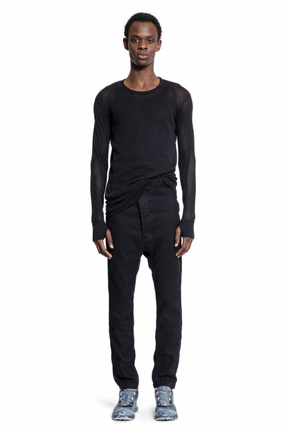 BORIS BIDJAN SABERI MAN BLACK T-SHIRTS & TANK TOPS