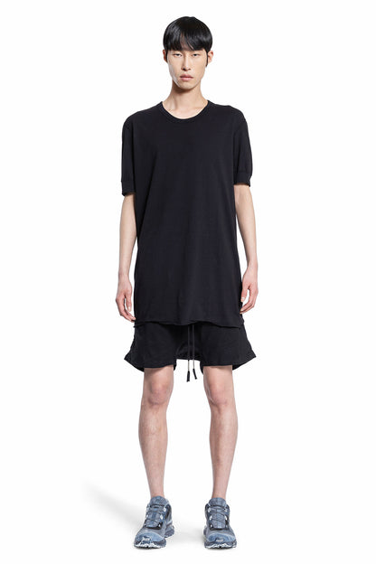 BORIS BIDJAN SABERI MAN BLACK T-SHIRTS & TANK TOPS