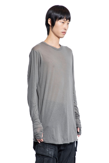 BORIS BIDJAN SABERI MAN GREY T-SHIRTS & TANK TOPS