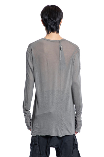 BORIS BIDJAN SABERI MAN GREY T-SHIRTS & TANK TOPS