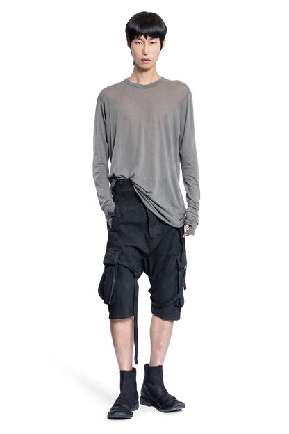 BORIS BIDJAN SABERI MAN GREY T-SHIRTS & TANK TOPS