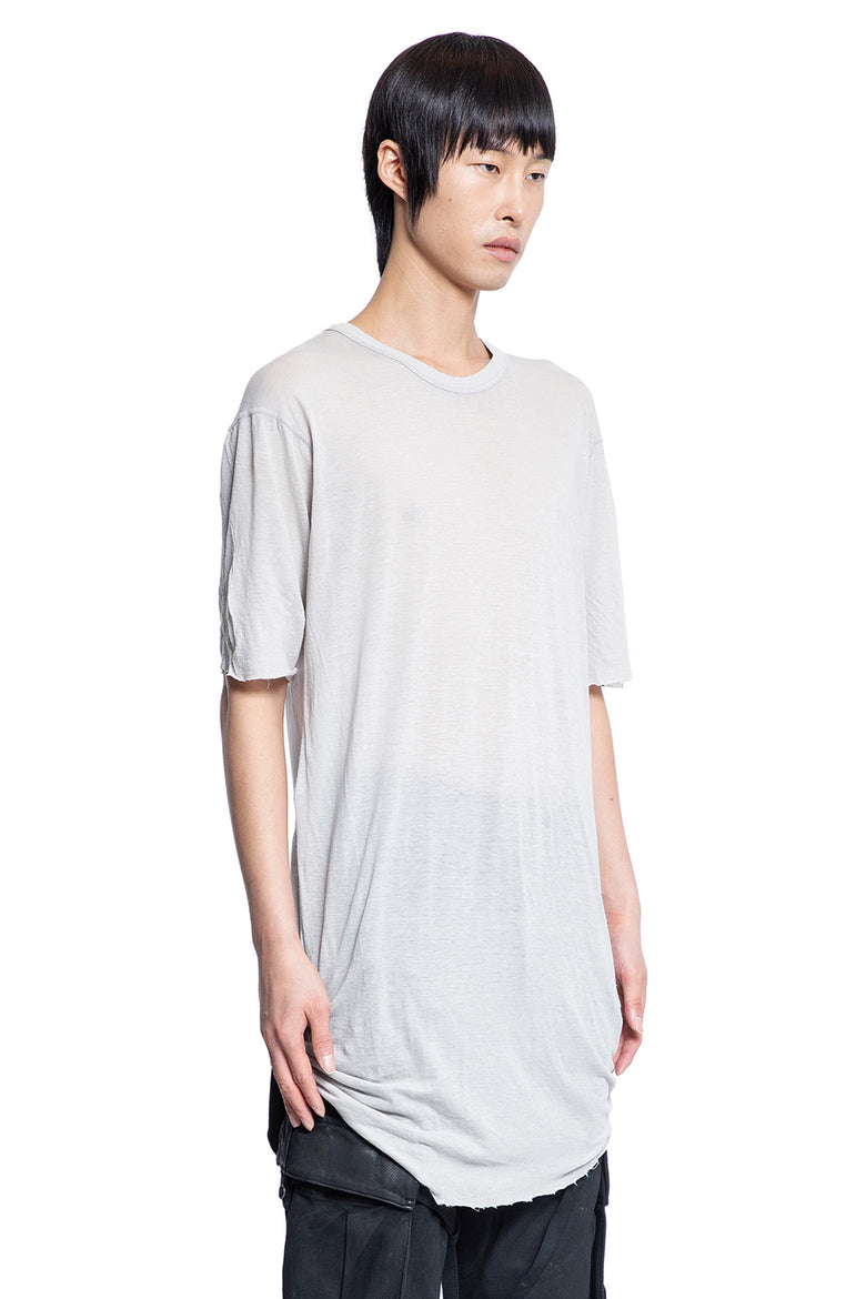 BORIS BIDJAN SABERI MAN GREY T-SHIRTS & TANK TOPS