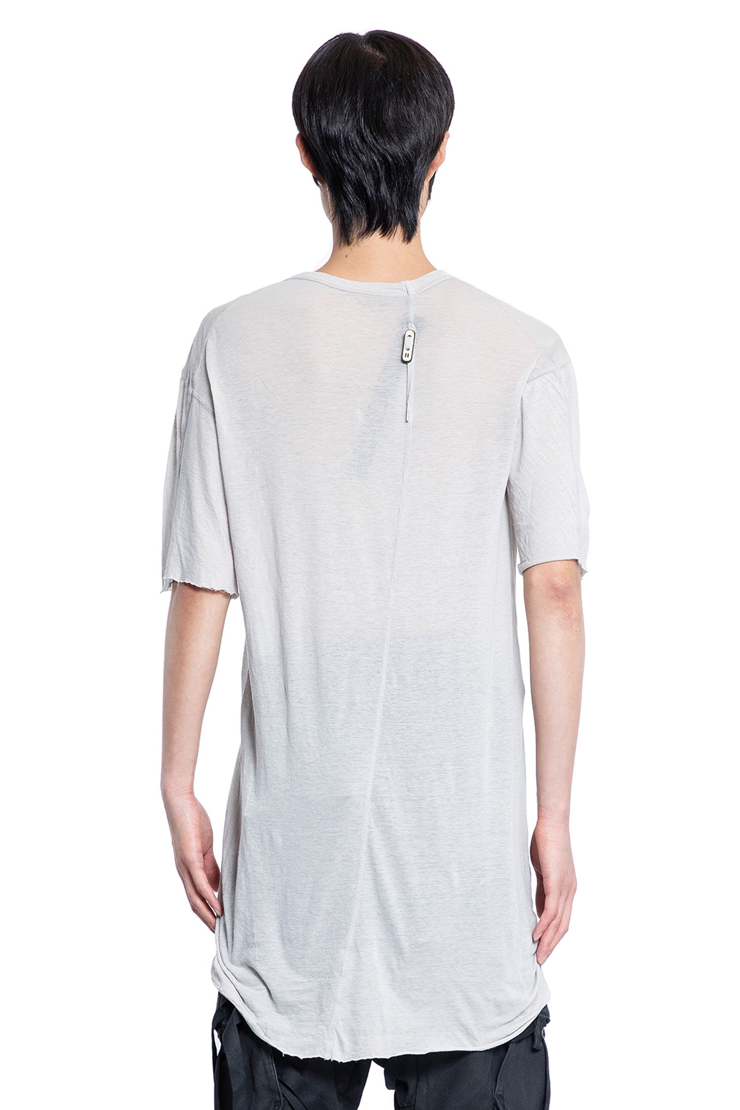 BORIS BIDJAN SABERI MAN GREY T-SHIRTS & TANK TOPS