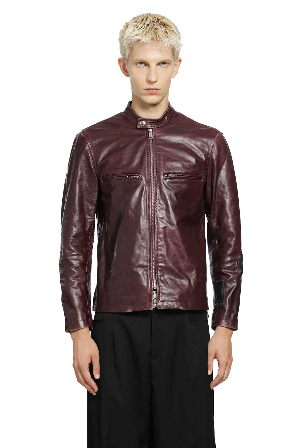 ENFANTS RICHES DÉPRIMÉS Side B Leather Jacket man