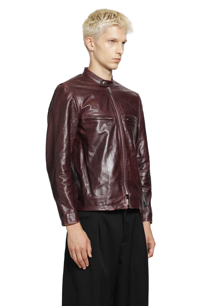 
              ENFANTS RICHES DÉPRIMÉS Side B Leather Jacket man
            