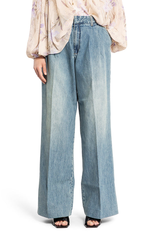 ZIMMERMANN WOMAN BLUE JEANS