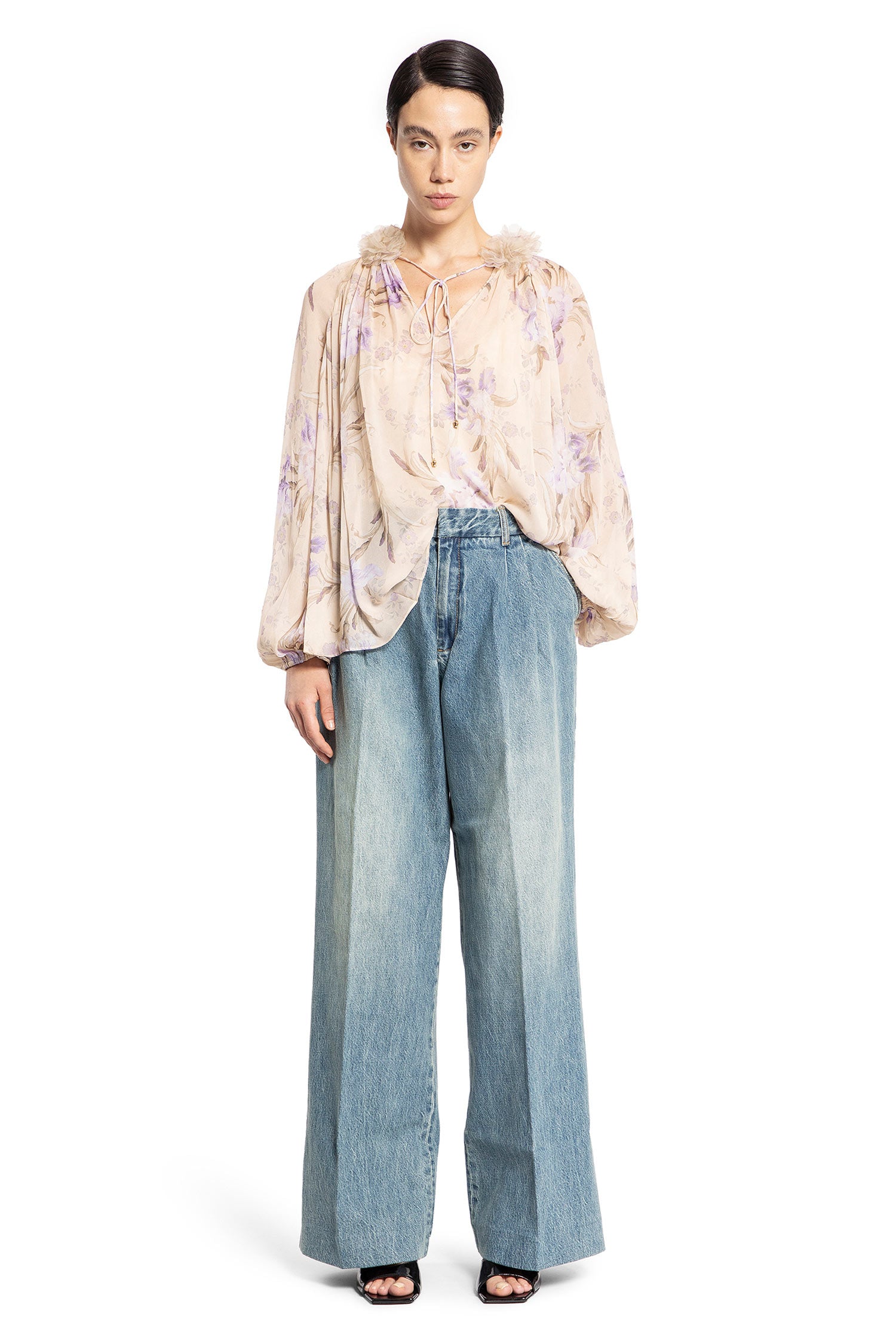 ZIMMERMANN WOMAN BLUE JEANS