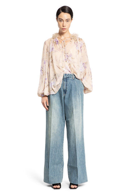 ZIMMERMANN WOMAN BLUE JEANS