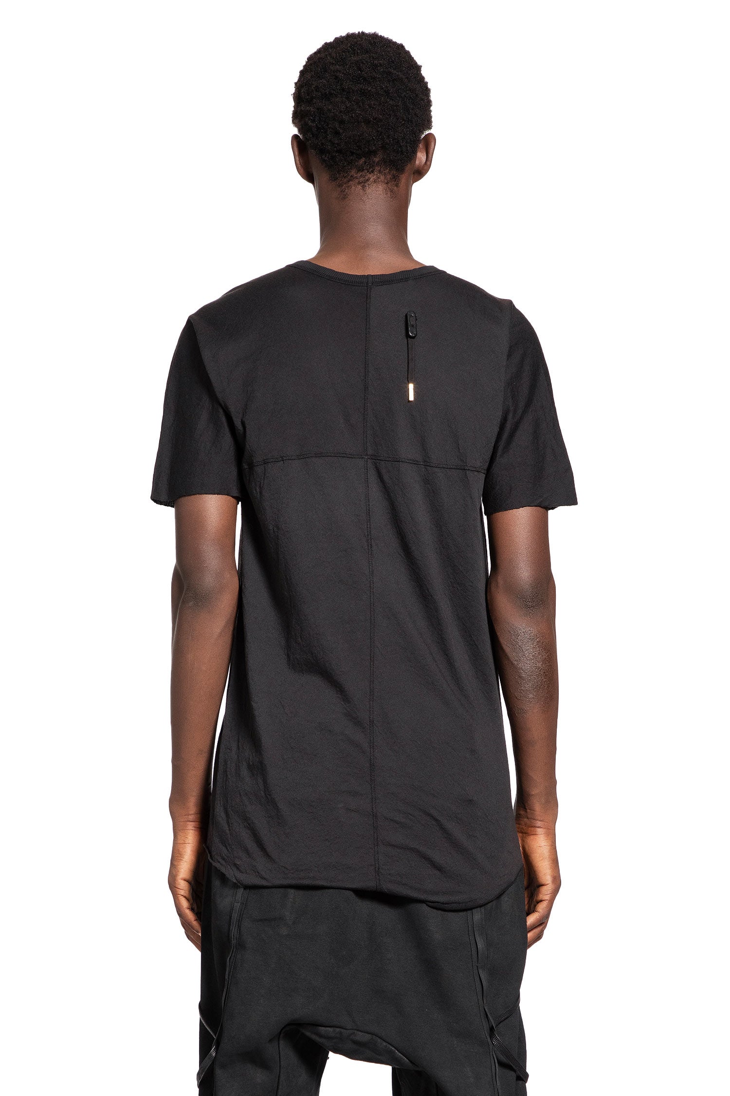 BORIS BIDJAN SABERI MAN BLACK T-SHIRTS & TANK TOPS