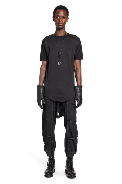 BORIS BIDJAN SABERI MAN BLACK T-SHIRTS & TANK TOPS