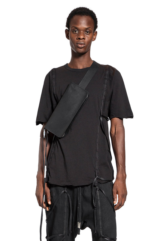 BORIS BIDJAN SABERI MAN BLACK T-SHIRTS & TANK TOPS