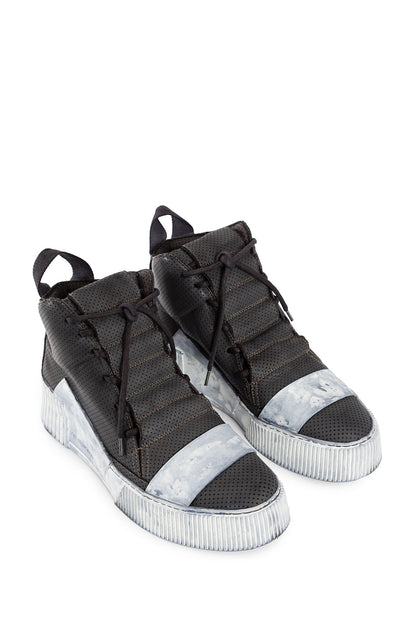 BORIS BIDJAN SABERI MAN BLACK&WHITE SNEAKERS