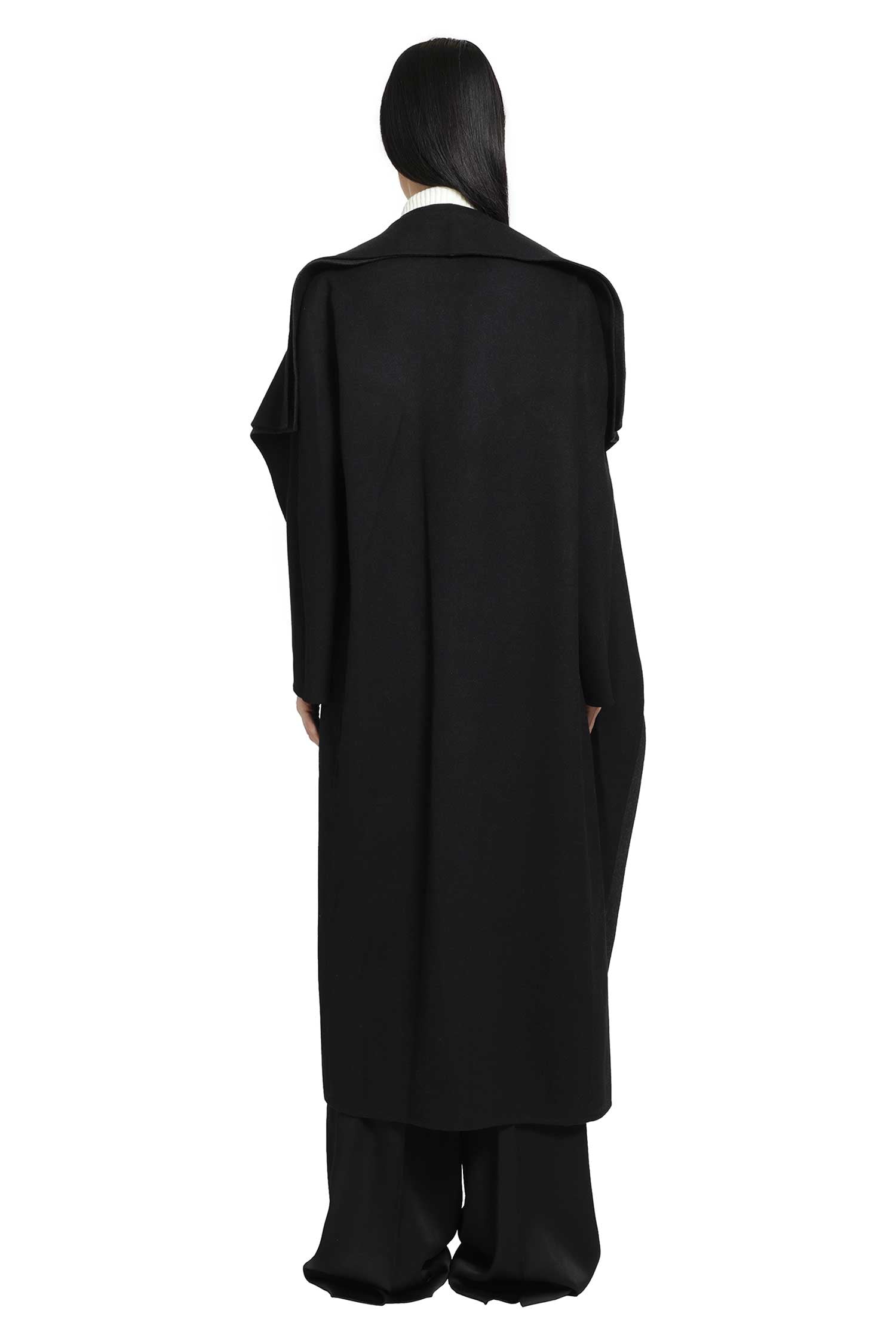 Double Wool Shawl Collar Coat