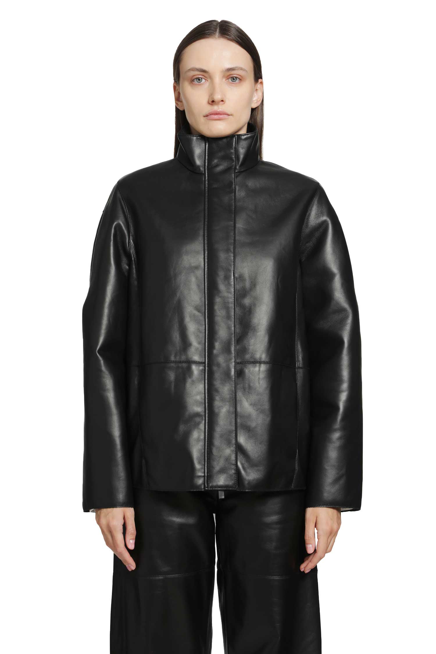 Cocoon Leather Jacket