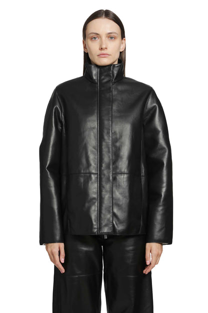 Cocoon Leather Jacket