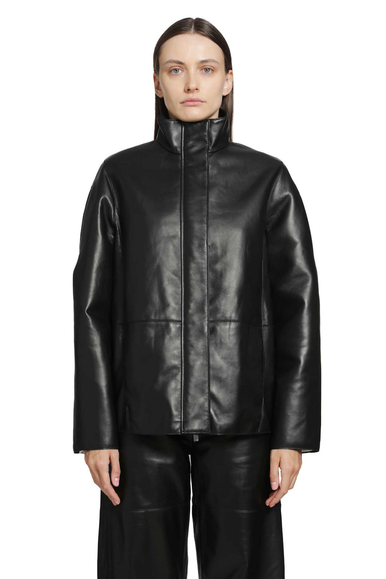 
              RETORI Cocoon Leather Jacket woman
            