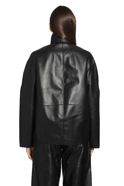 Cocoon Leather Jacket