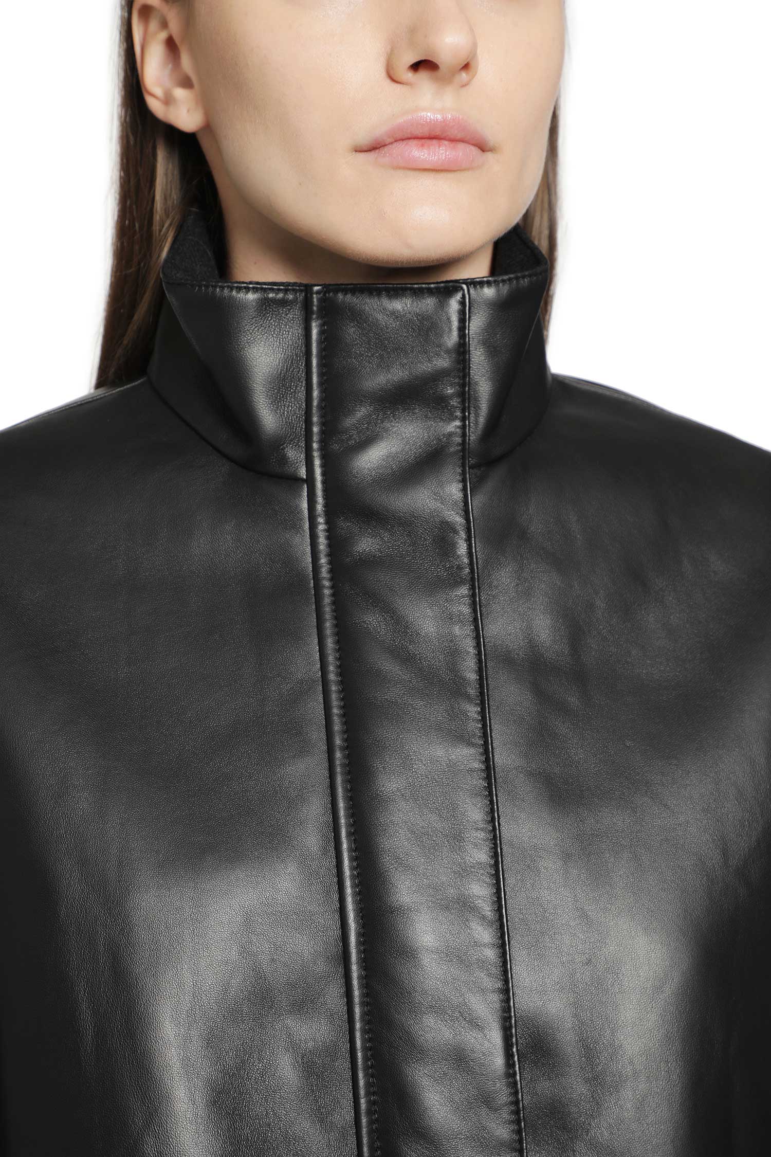 Cocoon Leather Jacket