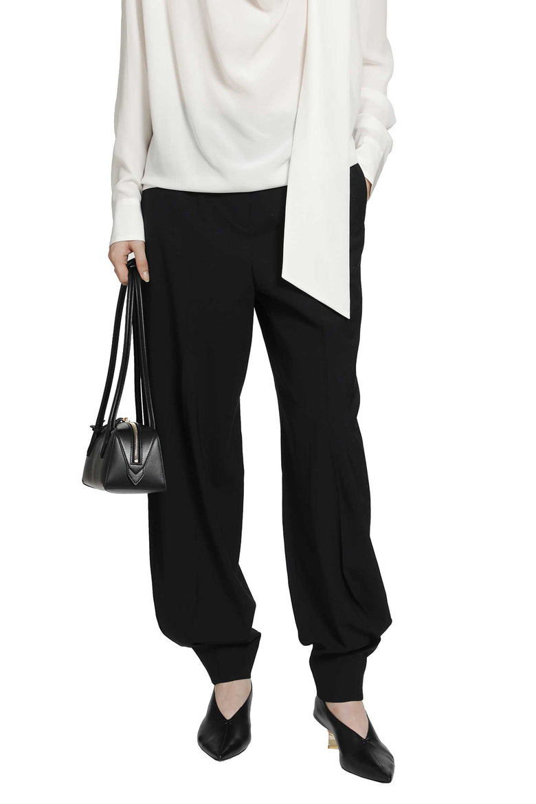 RETORI Stretch Wool Barrel Pants woman