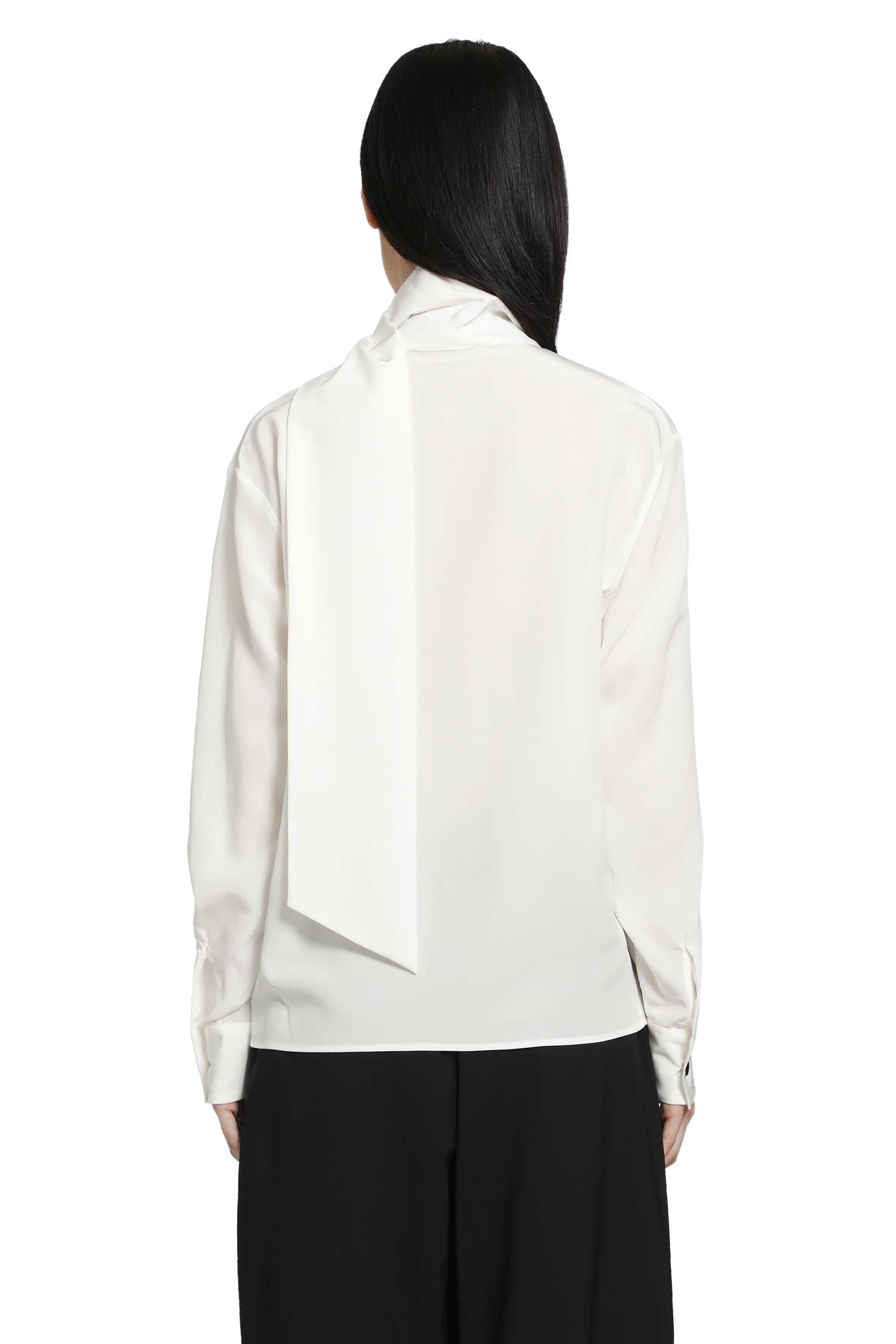 RETORI Crepe De Chine Scarf Detail Blouse woman