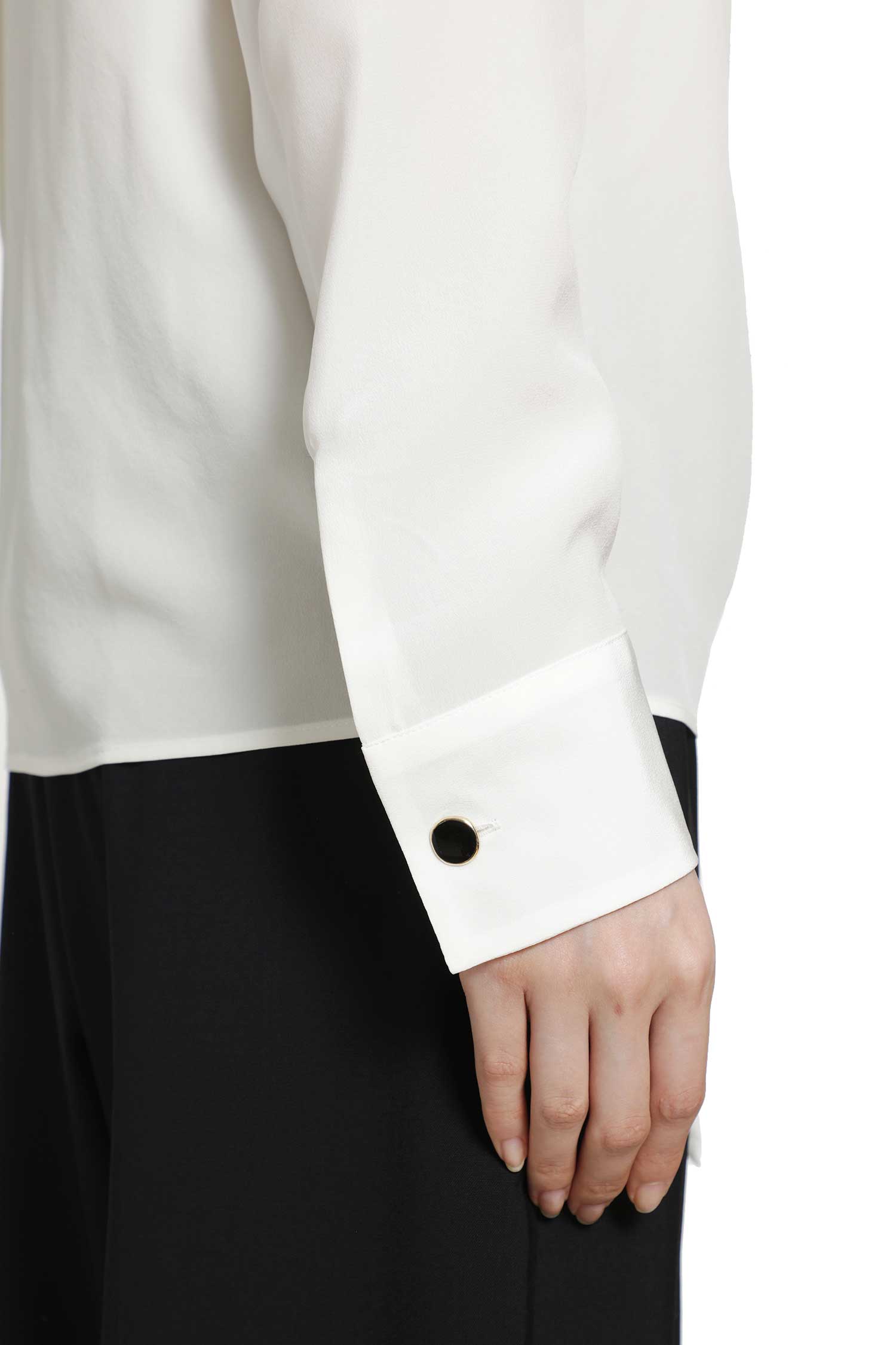 RETORI Crepe De Chine Scarf Detail Blouse woman
