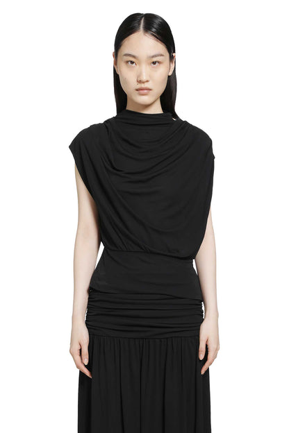 Draped Viscose Jersey Top