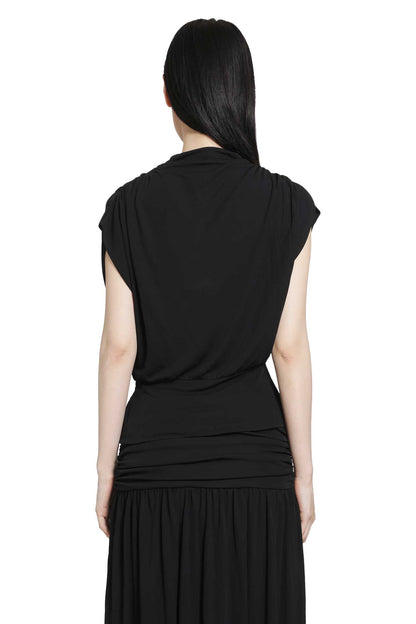 Draped Viscose Jersey Top