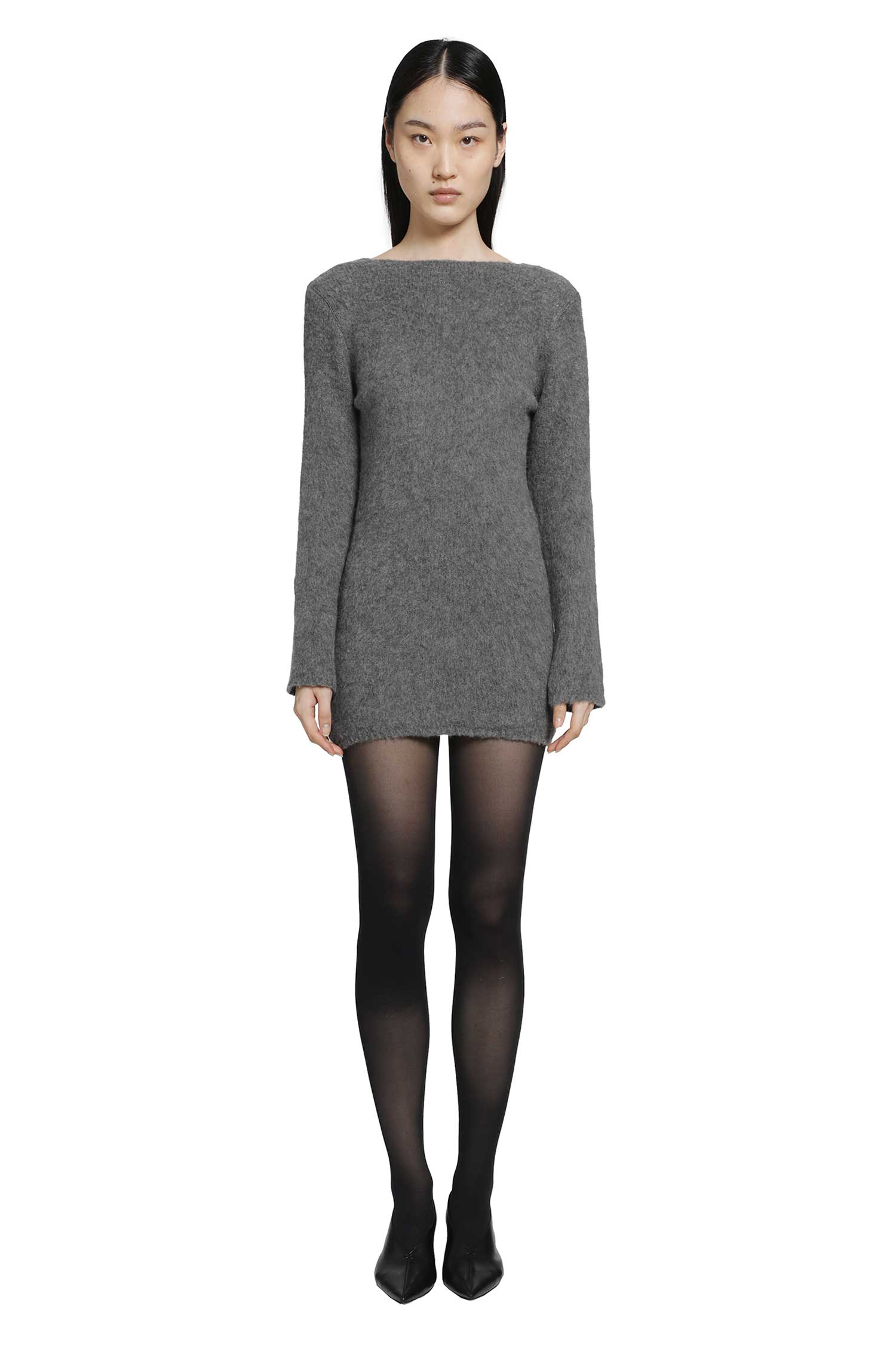 Brushed Cashmere Mini Dress