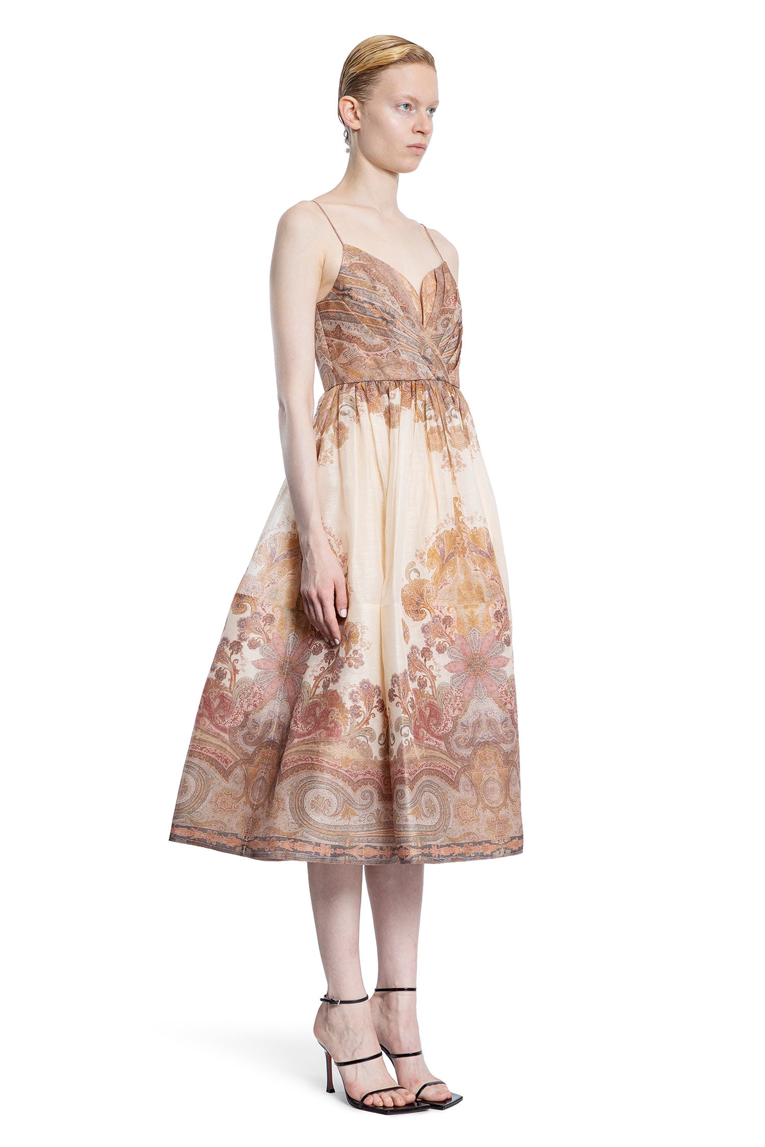 ZIMMERMANN WOMAN BEIGE DRESSES